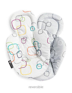 Newborn Insert - Plush White/Grey - 4Moms